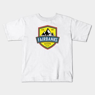 Fairbanks Alaska Kids T-Shirt